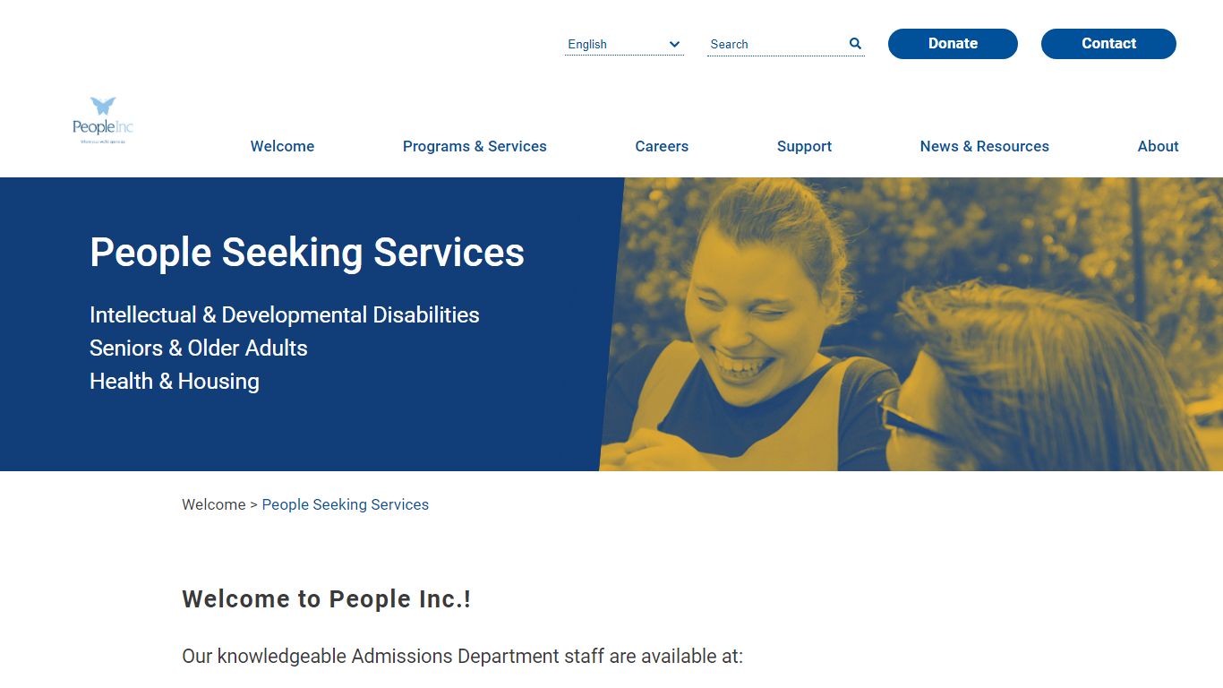 People Seeking Services - People Inc.